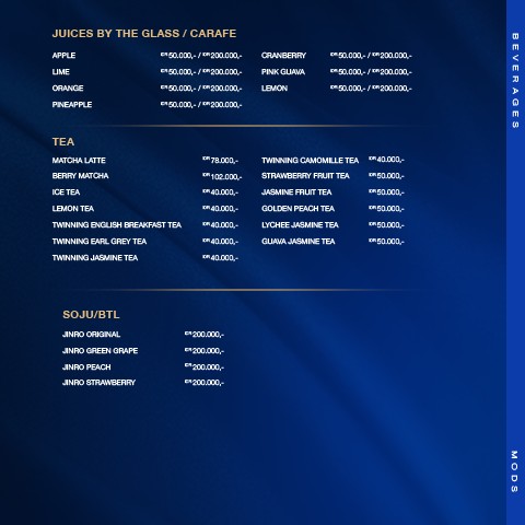 Dining Menu 15